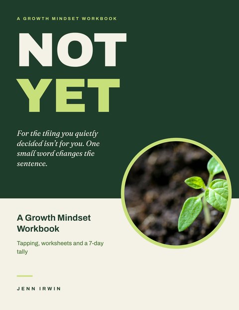 Not Yet · Growth Mindset Workbook cover
