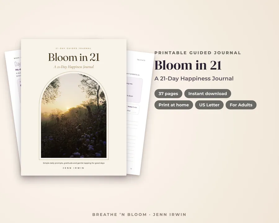 Bloom in 21 journal cover