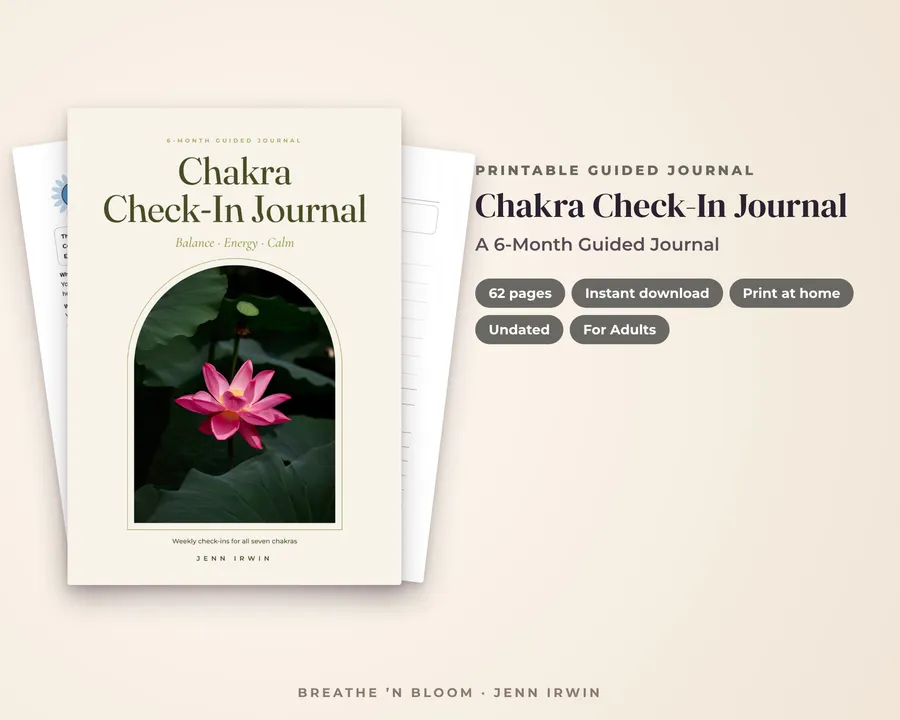 Chakra Check-In Journal journal cover