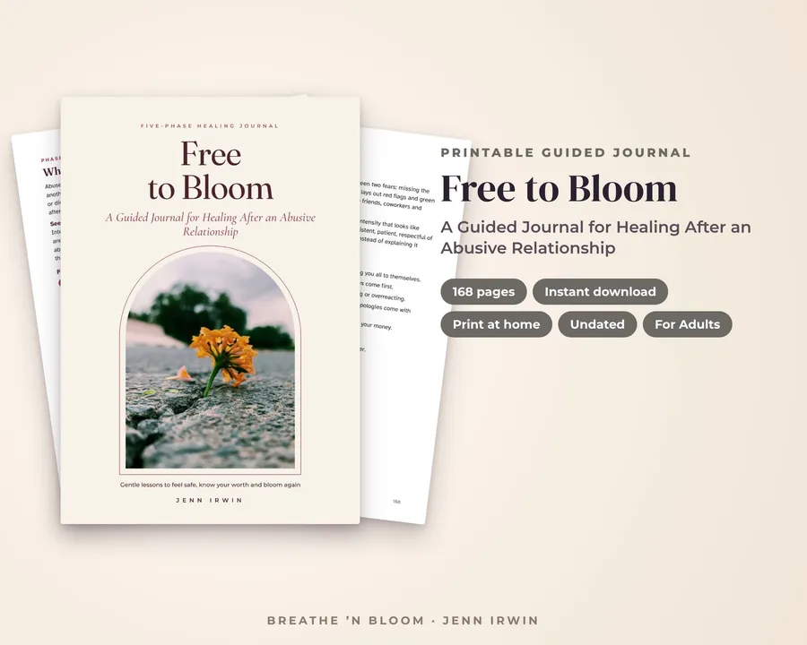 Free to Bloom journal cover