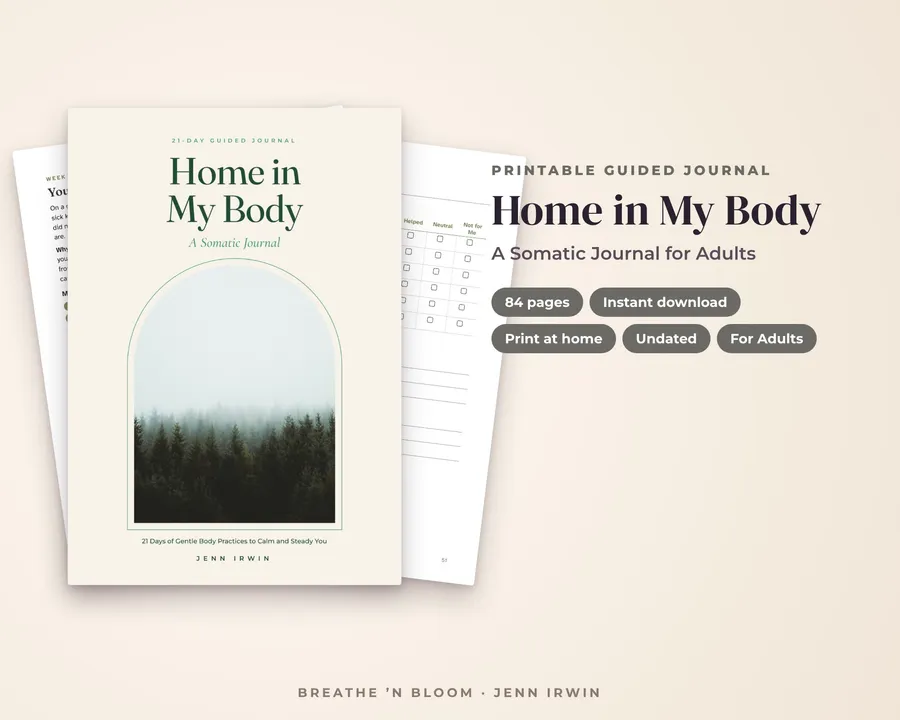 Home in My Body journal cover
