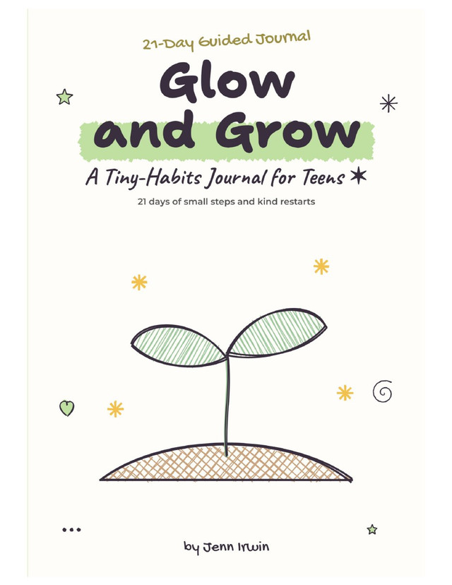 Glow and Grow journal cover