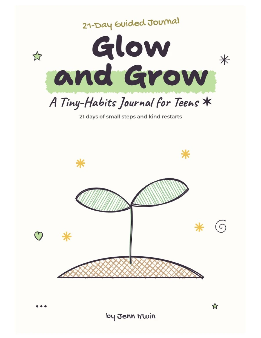 Glow and Grow journal cover