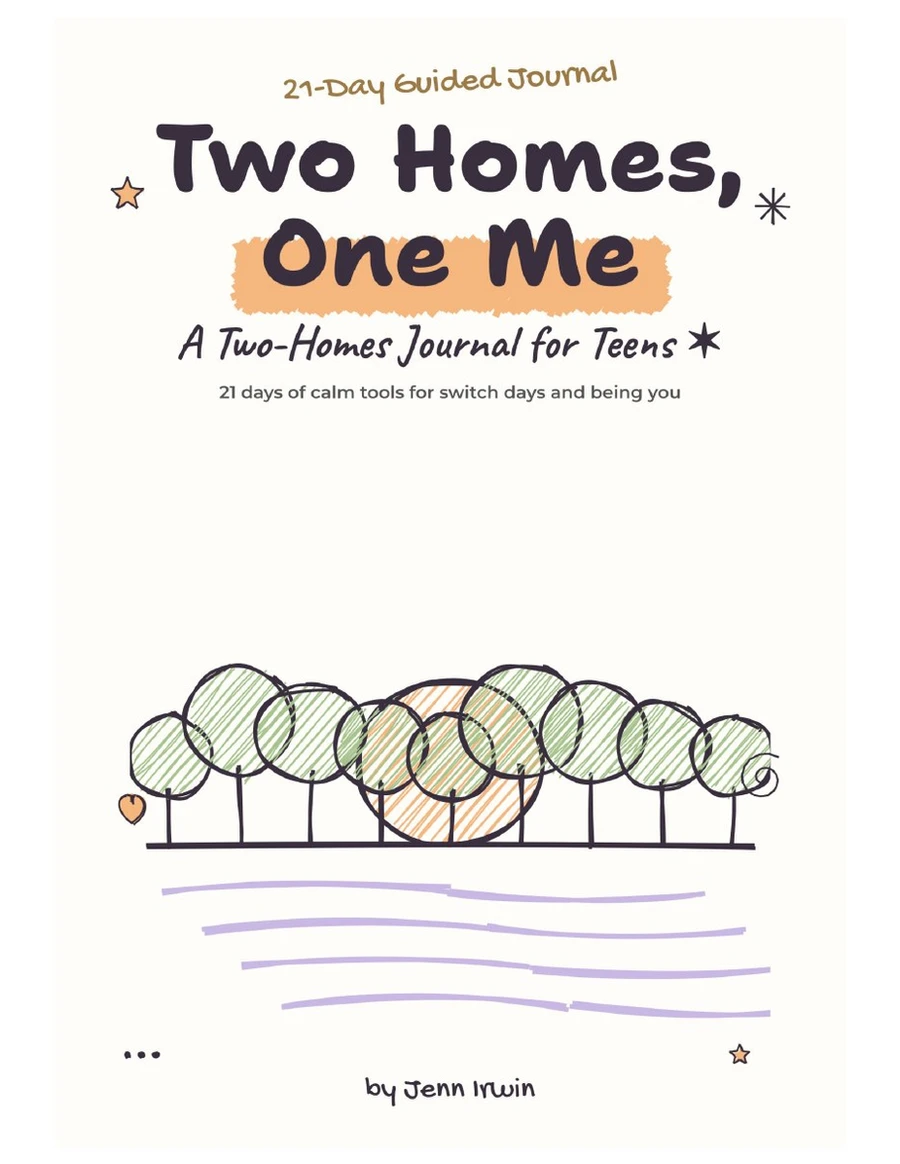 Two Homes, One Me journal cover