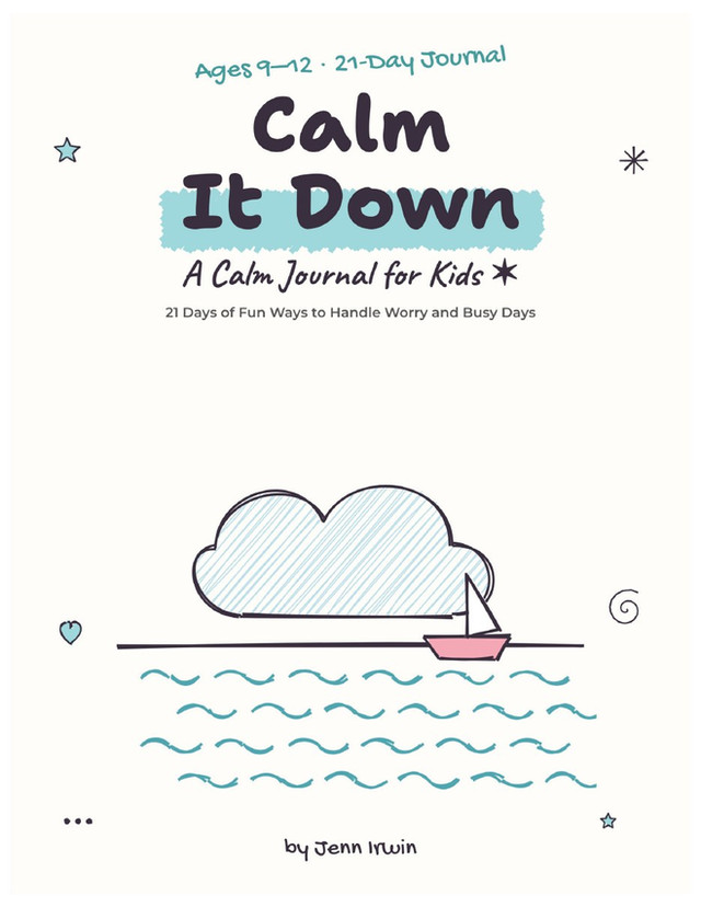 Calm It Down for Kids journal cover