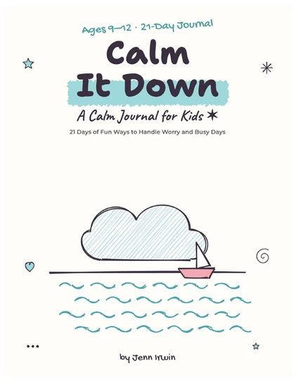 Calm It Down for Kids journal cover