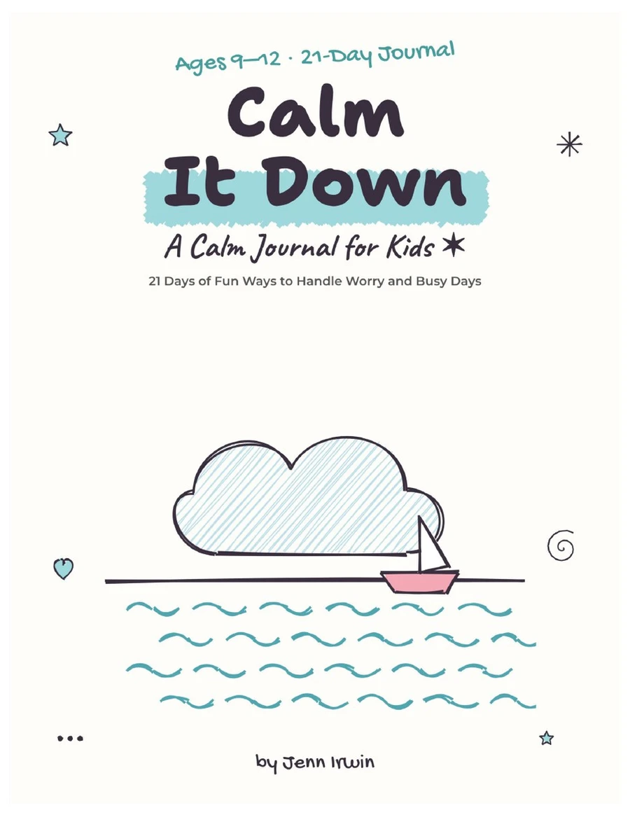 Calm It Down for Kids journal cover